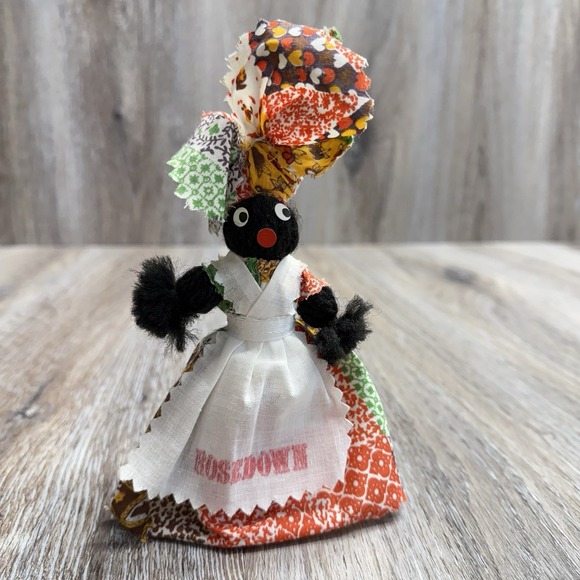 Other - Vintage Black Southern Plantation Bell Doll 1960s-1970s Rosedown Louisiana 7"